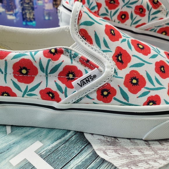 Vans flowers 💐 😍 classic slip-on - Picture 10 of 14